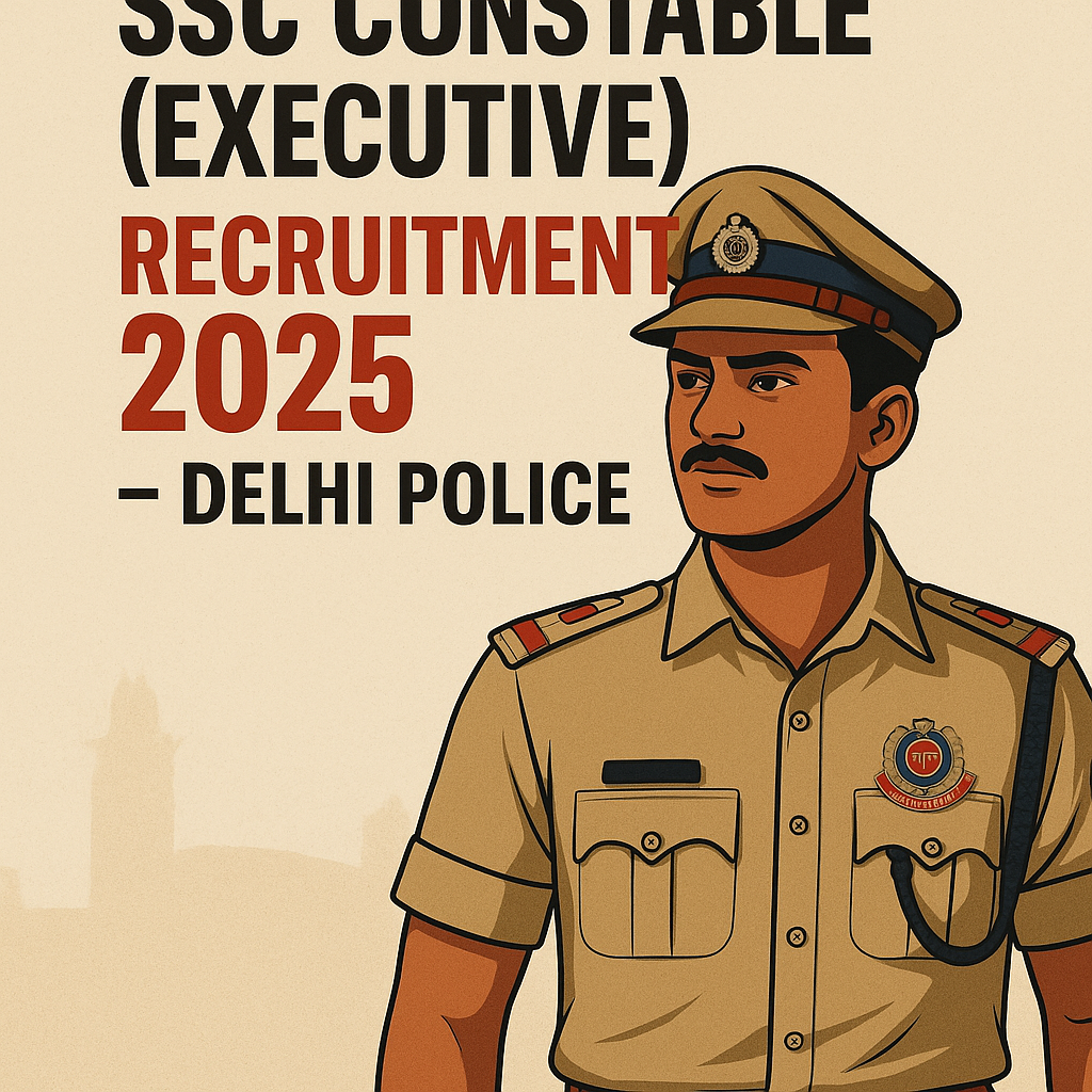 SSC Constable (Executive) Recruitment 2025 – Delhi Police